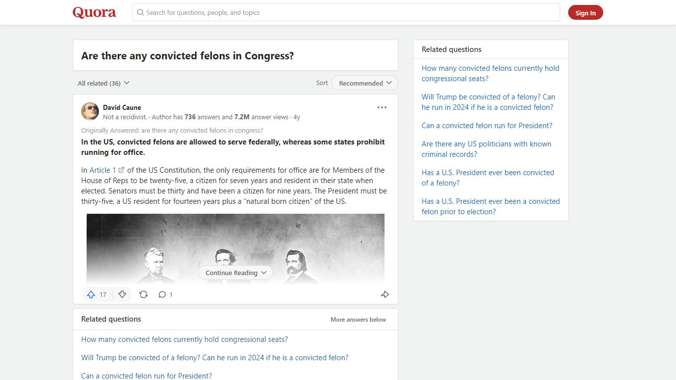 Are there any convicted felons in Congress? - Quora